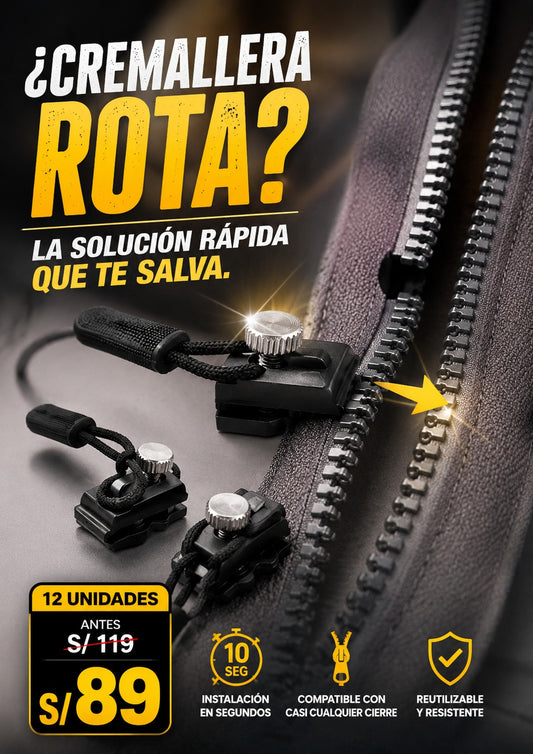 Pack Reparador de cremallera