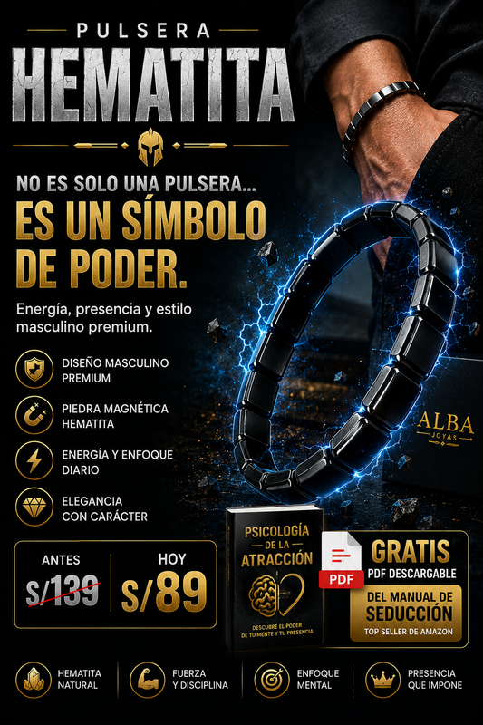 Pulsera de Hematita