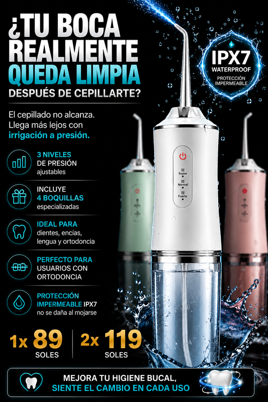 Irrigador bucal
