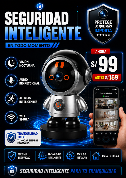 Cámara De Seguridad Robot