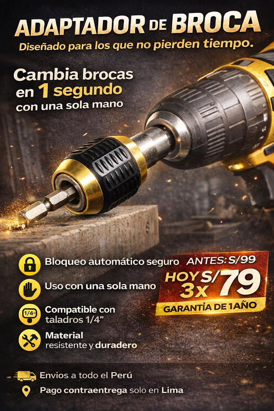 PACK Adaptador de Broca