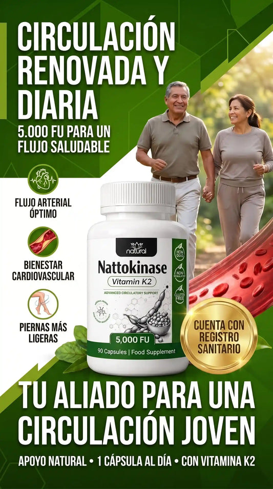 Nattokinase - Mejora de Circulación Arterial
