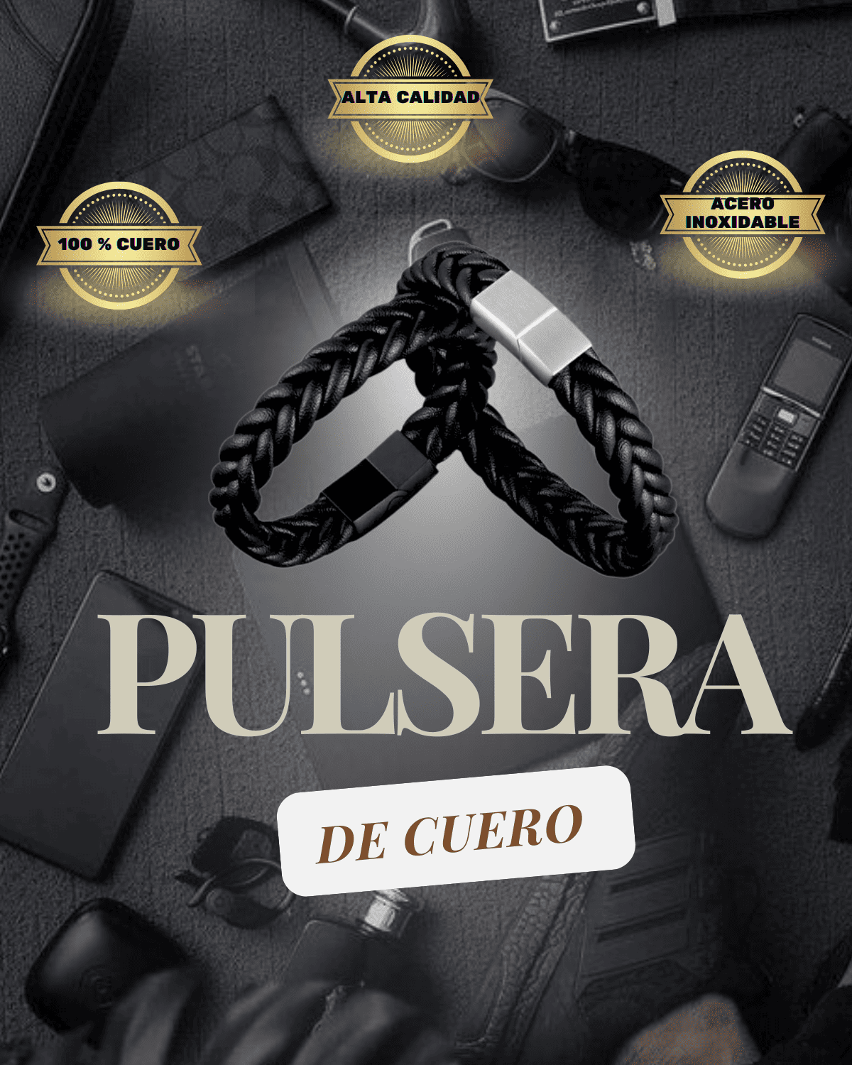 Pulsera de cuero